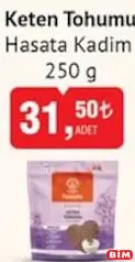 HASATA KADİM KETEN TOHUMU 250 G fiyat ve kampanya bilgisi